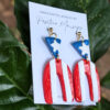 puerto rico statement earrings side view