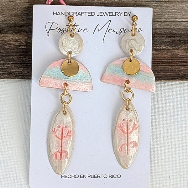 long taino earrings inspired by Puerto Rico