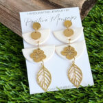 Flor de Maga Culture Earrings Semi Circle Design