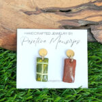 Puerto Rican Pasteles Earrings: Wrapped and Unwrapped
