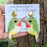 Puerto Rican Tody Bird Earrings: El San Pedrito