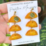 Empanadilla Three Tier Dangle Earrings