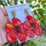 Flor De Maga Earrings With Tree Post Studs