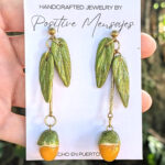 Long Quenepa Puerto Rico Fruit Earrings