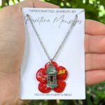 Flor de Maga Necklace with Garita Charm