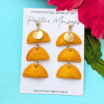 Empanadilla Three Tier Dangle Earrings