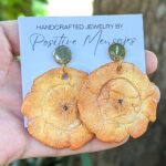 Caribbean Tostones Stud Dangle Earrings
