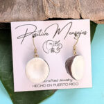 Coqui Taino Symbol Coconut Earrings