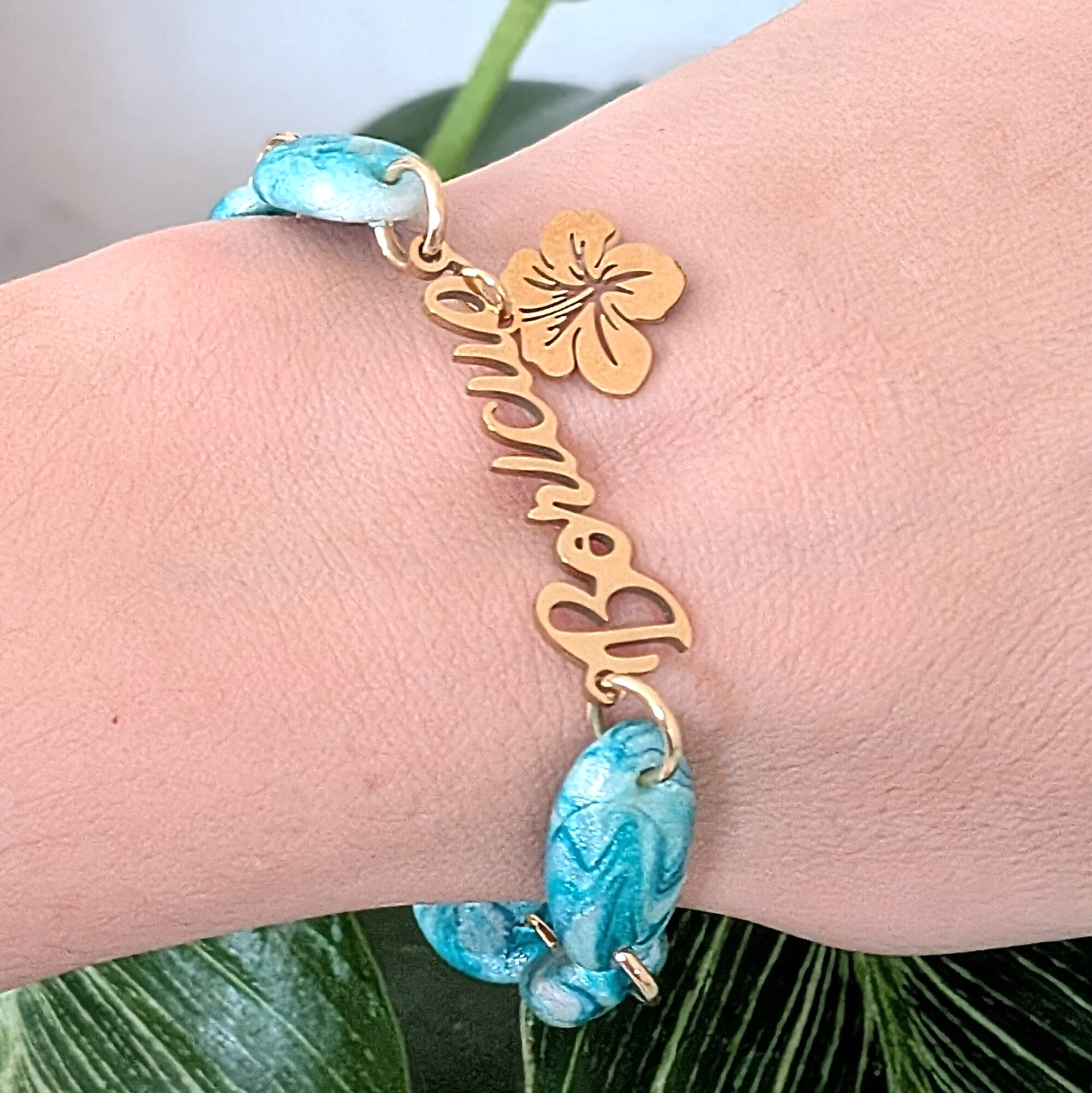 Boricua Ocean-Inspired Beaded Bracelet - Image 2