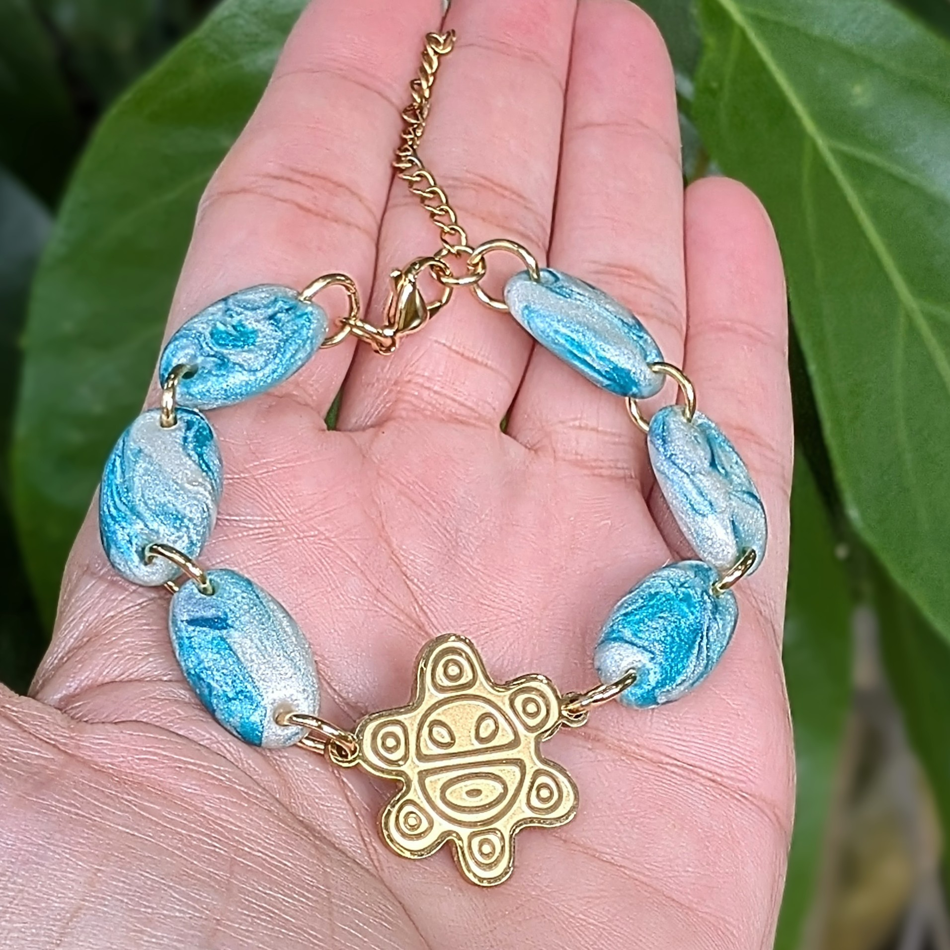 Sol Taino Ocean Inspired Beaded Bracelet - Image 4