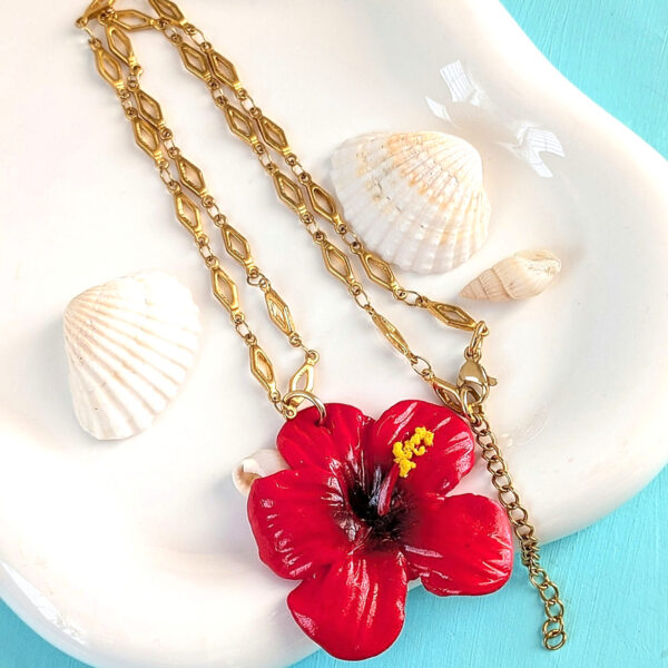 Flor De Maga Rhombus Style Chain Necklace