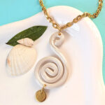 Taino-Inspired Caracol Snail Necklace