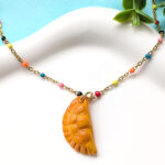 Empanadilla Frita Colorful Beaded Necklace