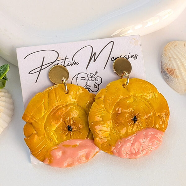 Tostones Con Mayo Ketchup Earrings