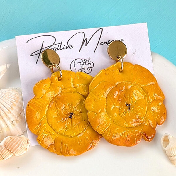 Caribbean Tostones Stud Dangle Earrings