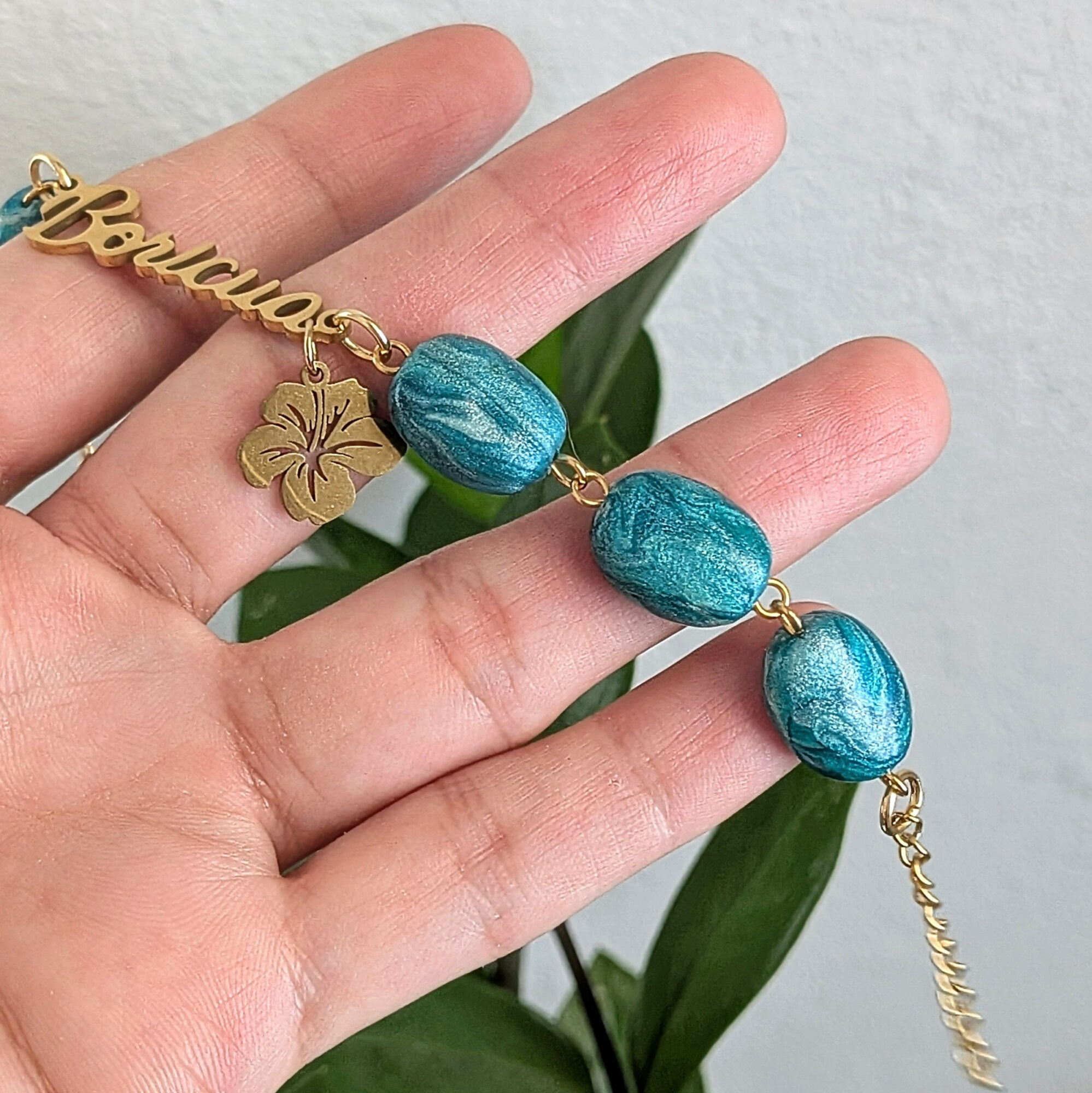 Boricua Ocean-Inspired Beaded Bracelet - Image 4