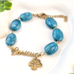 Boricua Ocean-Inspired Beaded Bracelet