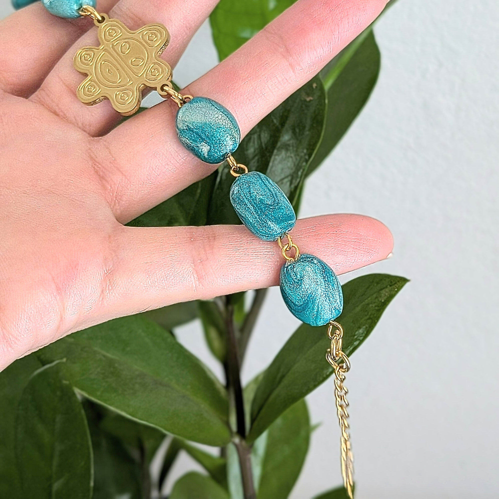 Sol Taino Ocean Inspired Beaded Bracelet - Image 4