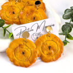 Caribbean Tostones Stud Dangle Earrings