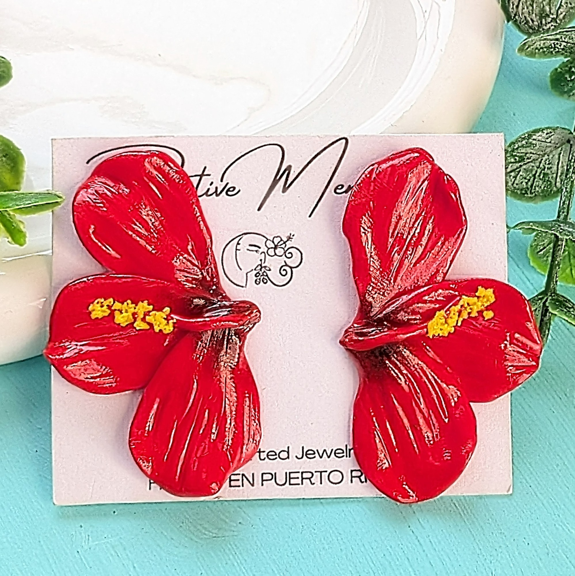 Butterfly Flor De Maga Flower Earrings - Image 5