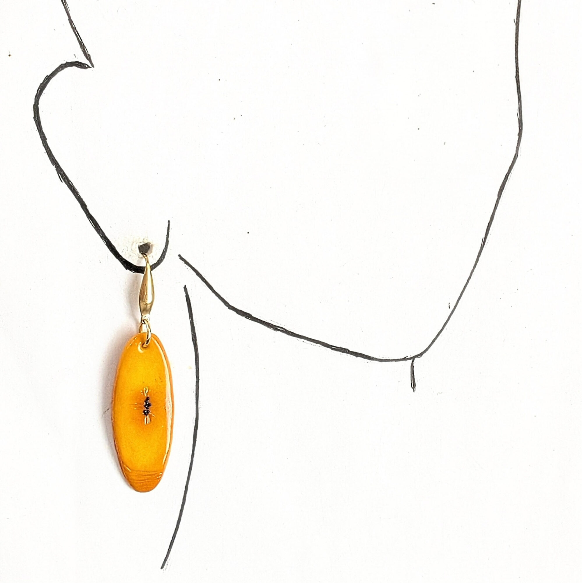 Caribbean Sweet Plantain Earrings With Rhombus Hooks - Image 6