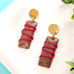 Pasteles De Masa Con Ketchup Dangle Earrings