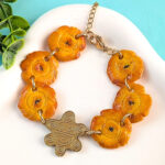 Tostones Bracelet with Taíno Sun Symbol