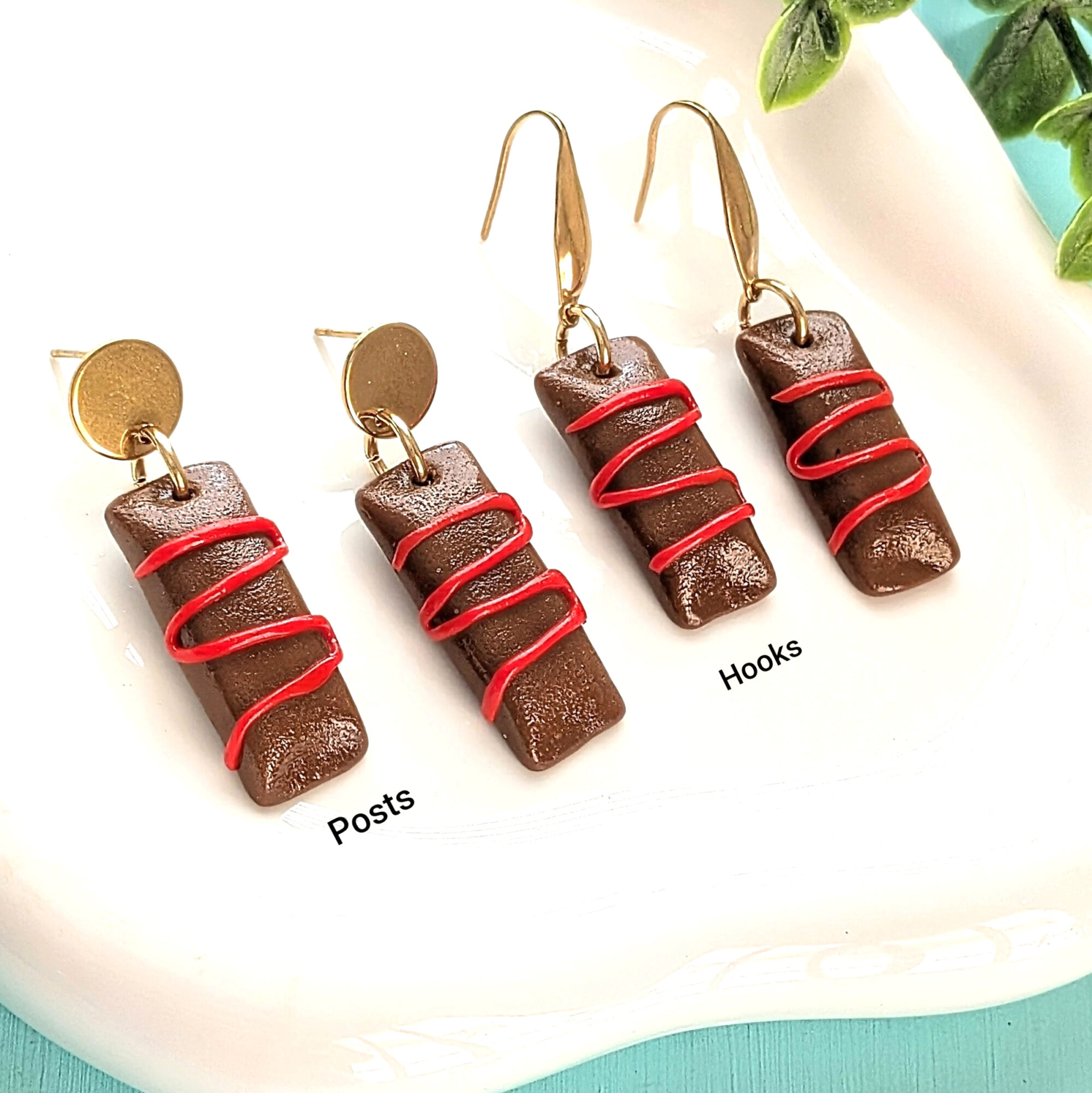 Pasteles De Masa Con Ketchup Dangle Earrings - Image 5