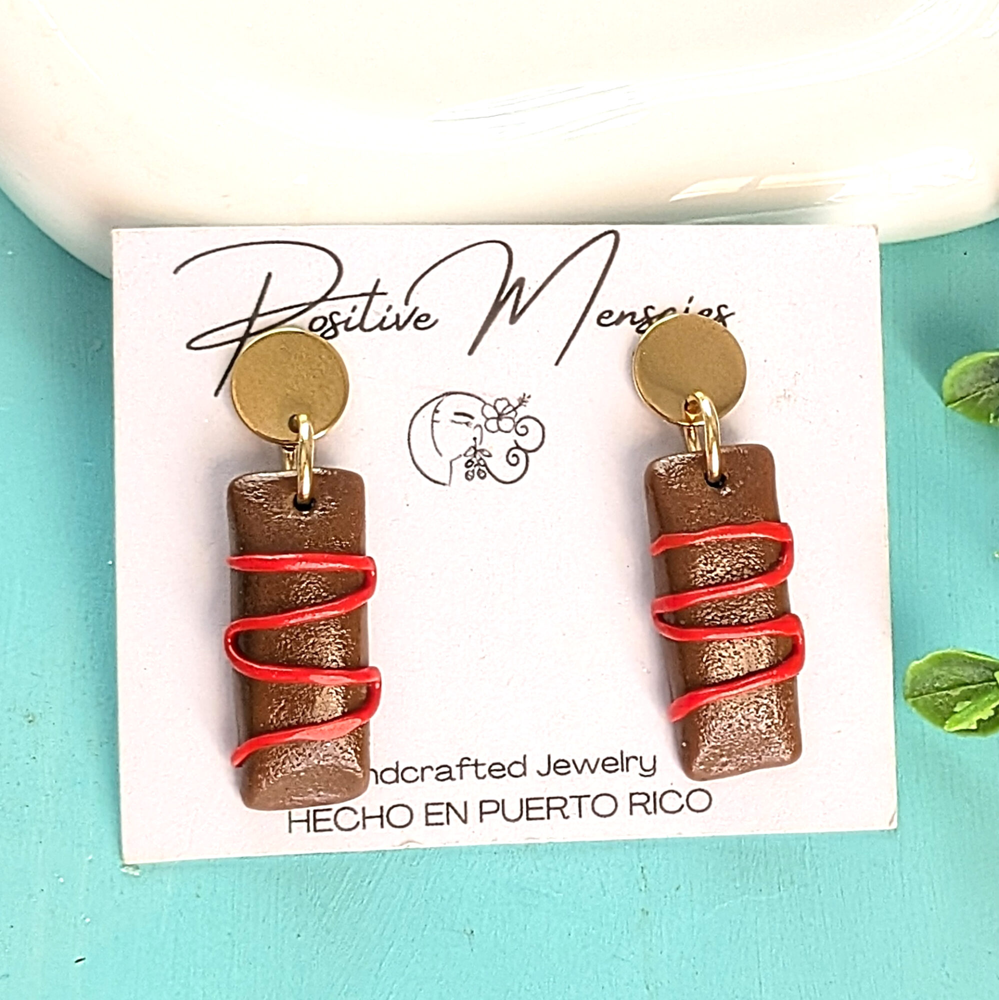 Pasteles De Masa Con Ketchup Dangle Earrings - Image 3