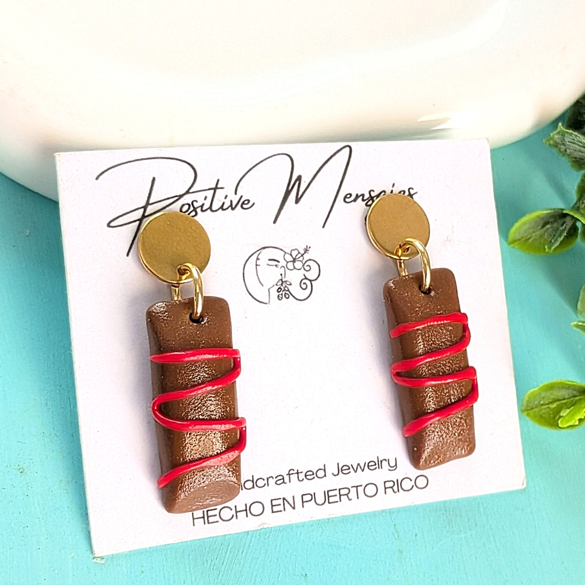 Pasteles De Masa Con Ketchup Dangle Earrings - Image 4