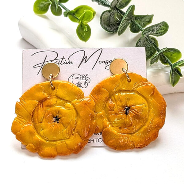 Caribbean Tostones Stud Dangle Earrings