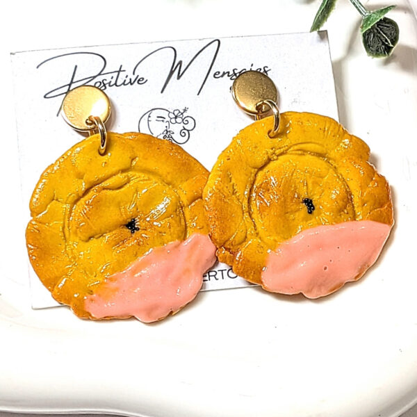 Tostones Con Mayo Ketchup Earrings