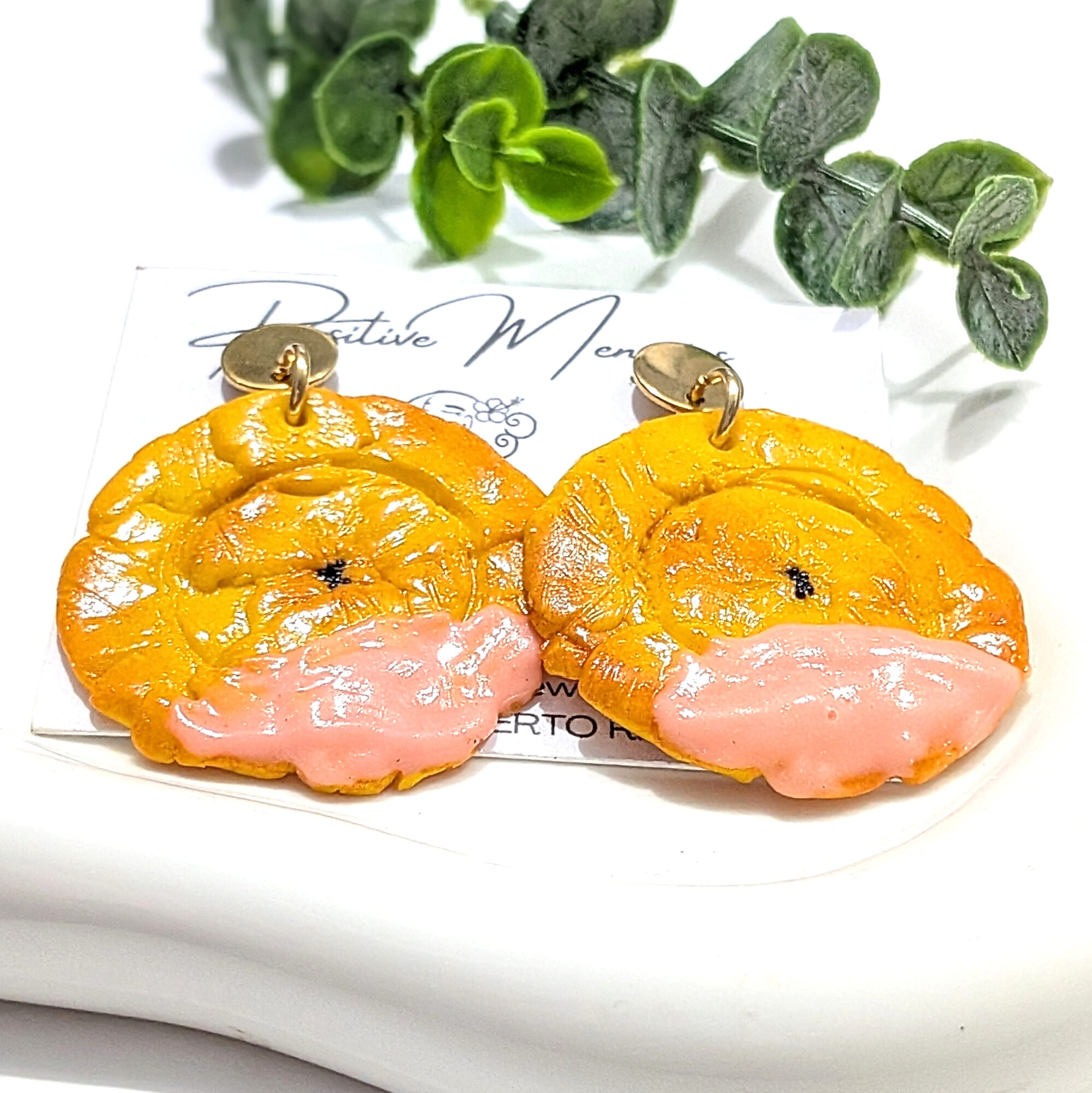 Tostones Con Mayo Ketchup Earrings - Image 2