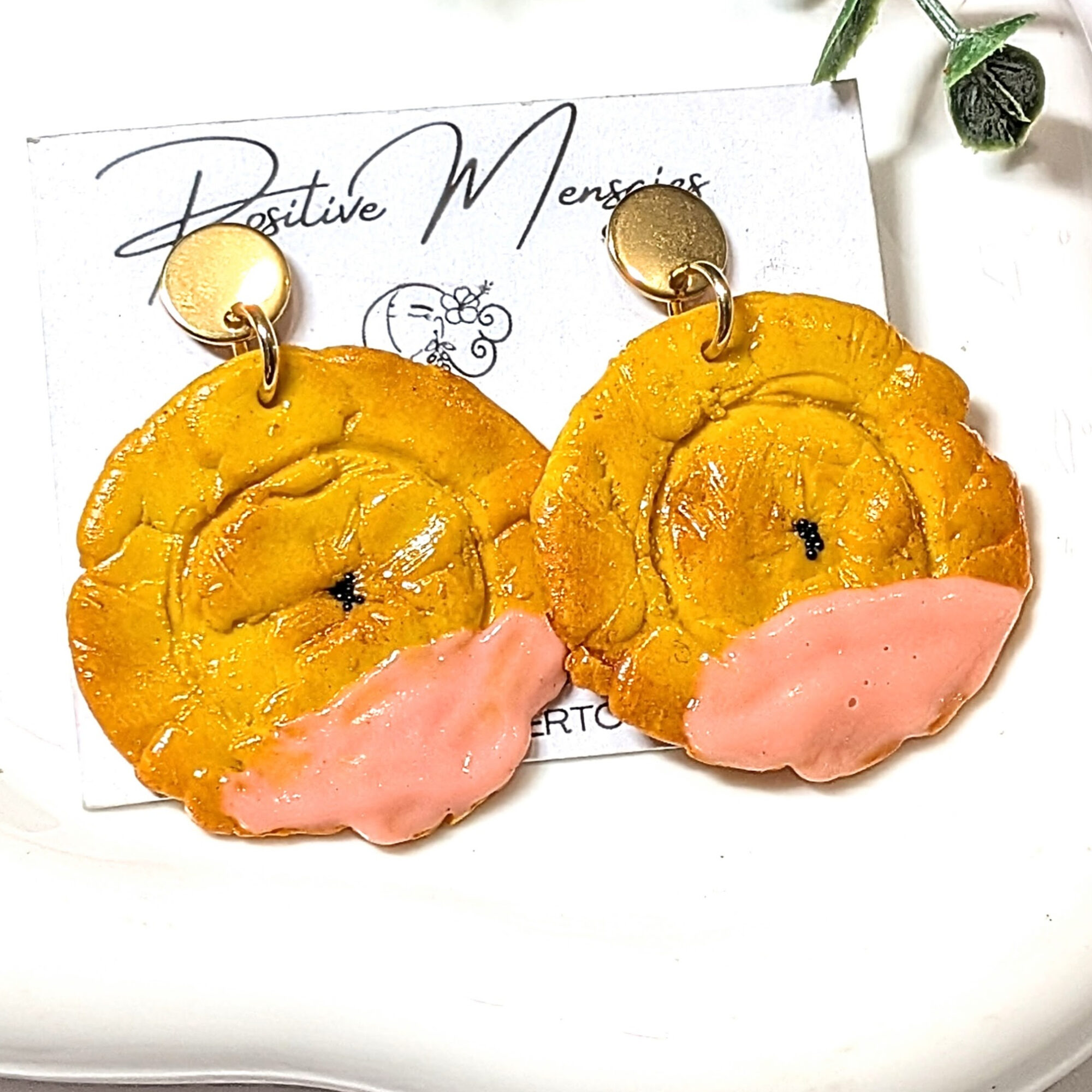 Tostones Con Mayo Ketchup Earrings